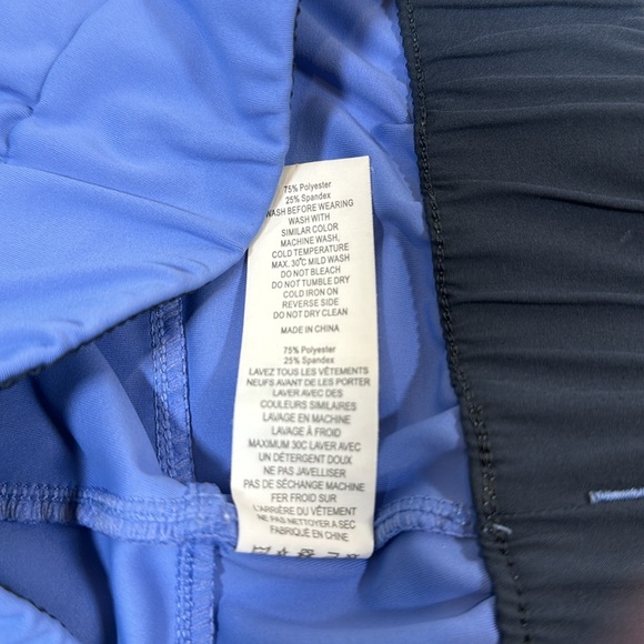 Zyia Active Sky Blue Club Shorts Women's Size Large activewear - Picture 7 of 8